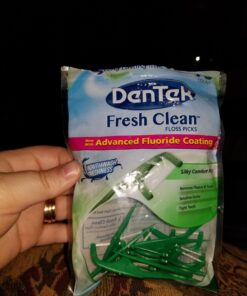 DenTek Fresh Clean Floss Picks, For Extra Tight Teeth, 75 Count 75 Count (Pack of 1) 29 71N6bi uKDL