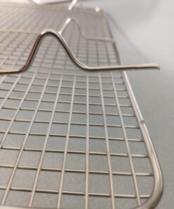 Ultra Cuisine Stainless Steel Baking Rack - 10x14.75 inch Jelly Roll Pan Rack - Grill Rack - Baking Sheet - Oven Safe - Dishwasher Safe - Heavy Duty Wire Cooling Rack for Cooking Baking and Roasting 10.0" x 14.75" 1-Pack 26 71N6cbdvJoL