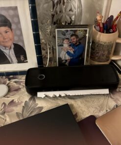 Portable Printer Wireless for Travel,Bluetooth Thermal Printer Support 8.5" X 11" US Letter &Legal, A4&A5 Thermal Paper, Inkless Printer Compatible with iOS, Android & Laptop for Office Car Home black 25 71N6hX3Q1L