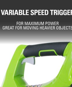 Greenworks 24V Cordless String Trimmer and Blower Combo Pack, 2Ah Battery and Charger Included STBA24B210 12" Trimmer + Blower (2.0Ah) 19 71N6oufwbdS