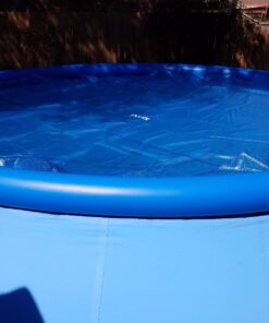 INTEX 28015E Solar Pool Cover: For 18ft Round Easy Set and Metal Frame Pools – Insulates Pool Water – Reduces Water Evaporation – Keeps Debris Out – Reduces Chemical Consumption 18 ft 35 71N6u7tguhL