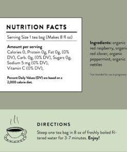Organic Fertility Tea, 30 Teabags, 2.12 oz Raspberry 30 Count (Pack of 1) 20 71N7wWNXEQL