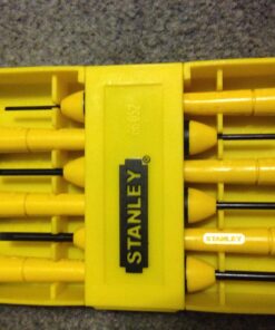 STANLEY Screwdriver Set, Precision, 6-Piece (66-052) , Yellow 51 71N8RpatoQL