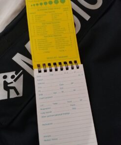 Rite in the Rain Weatherproof EMS Notebook, 3" x 5", Yellow Cover, Vital Stats Pages (No. 112) 1 Pack 12 71N8f4mtlEL