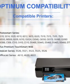 Tounker 564XL Ink Cartridges 10 Packs Compatible Replacement for HP 564XL 564 XL Ink Cartridge for Hp DeskJet 3520 3522 Officejet 4620 Photosmart 5520 6510 6515 6520 7520 7525 Printer (4B/2C/2M/2Y) 9 71N92649XvL