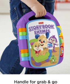 Fisher-Price Laugh & Learn Musical Baby Toy, Storybook Rhymes, Electronic Learning Book With Lights & Songs For Ages 6+ Months 13 71N9lBUdN7L