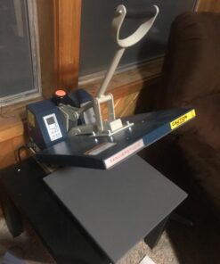 Fancierstudio Power Heat Press Industrial-Quality Digital 15-by-15-Inch Sublimation T-Shirt Heat Press 15x15 Blue White BW1515 47 71N9wUYBvL