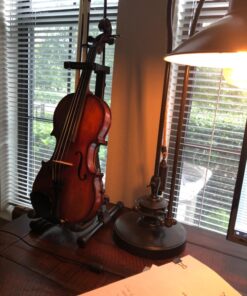 Bunnel Pupil Violin Outfit 4/4 Full Size By Kennedy Violins - Carrying Case and Accessories Included - Solid Maple Wood and Ebony Fittings 50 71NARejEImL