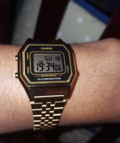 Casio Women's Illuminator LA680WGA-1 Gold Metal Quartz Watch 42 71NBHZJb2nL