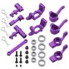 Hobbypark Aluminum Steering Knuckles Hub Carrier Upgrade Kit 102210 102211 102212 102057 102040 for Redcat Volcano EPX/Pro Replacement Parts