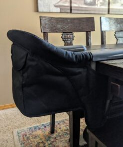 Inglesina Fast Table Chair - Award-Winning Baby High Chair for Eating & Dining - Compact, Portable & Foldable - Leaves No Scratches - for Babies 6-36 Months & 1-3 Year Old Toddler - Black 44 71NBN0xOWaL