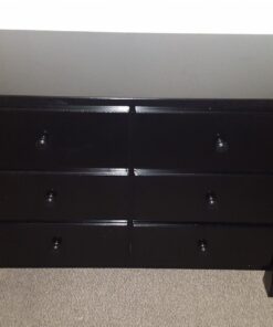 Delta Children Universal 6 Drawer Dresser, Greenguard Gold Certified, Black 37 71NBUxLv0rL