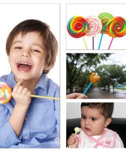 6 Inch Cake Pop Sticks Set Pack of 300, Each of 100 Pieces Parcel Bags, Colorful Treat Sticks, Colorful Metallic Wire for Lollipops Candies Chocolates and Cookies 11 71NCJgl7ugL