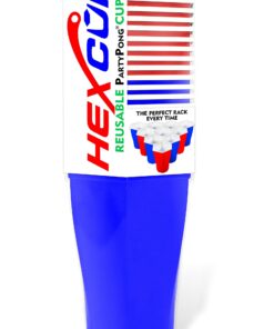 Alternative view of HEXCUP - Reusable Party Pong Cup Set by PartyPong - 22 Reusable Cups, 3 Balls, & Plastic Game Card