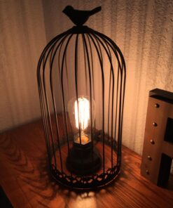 Kiven Steampunk Table Lamp UL Certification Button Switch Cord Vintage Style Desk Light E26 Iron Base Modern Antique Table Light Bulbs Not Included 31 71NCxUV4I L