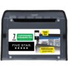 Five Star 7 Pocket Expanding File Organizer, Plastic Expandable File Folders with Customizable Tabs & Clear Cover, Holds 11" x 8-1/2", Zipper Closure, Black (72709) 11 71NDhIWF2OL