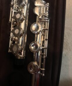 Glory HAND-ENGRAVED SILVER PLATED HIGH GRADE FLUTE 17 Hole OPEN/CLOSED C Flute With Case, Tuning Rod and Cloth and Gloves,HIGH GRADE HAND ENGRAVED 17 Open Hole Flower 27 71NDhk3b4KL
