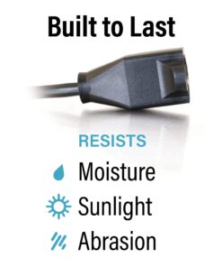 Legrand - C2G Power Cord with 1 to 4 Power Splitter, 16 AWG Power Cord, Black Power Squid, 1.5 Foot Power Cord Extension and Splitter, 1 Count, C2G 29803 Splitter 1 to 4 1.5 Feet 13 71NDqOOHmOL 1