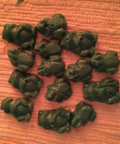 Cybrtrayd Life of the Party Frogs Chocolate Candy Mold in Sealed Protective Poly Bag Imprinted with Copyrighted Cybrtrayd Molding Instructions 26 71NE1NLAtXL