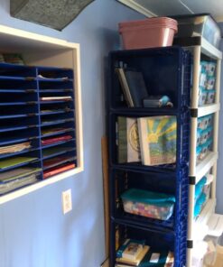 Pacon Classroom Keepers 30-Slot Mailbox, Blue (001318) 29 71NE1i06lTL