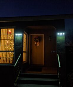 Lemontec Solar Lights, 62 LED Wall Solar Light Outdoor Security Lighting Nightlight with Motion Sensor Detector for Garden Back Door Step Stair Fence Deck Yard Driveway, 2 Pack 54 71NEv6NQIaL
