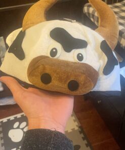 Beistle NoveltBeistle Unisex Plush Cow Head Hat – Western Themed Novelty Cap, Farm Animal Party Supplies, Halloween Costume Headwear, Photo Booth Prop, Dress Up Accessory 23 71NFhSYeHsL