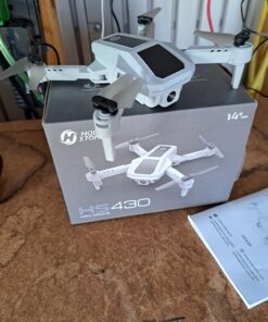 Holy Stone Drone with Camera for Adults, HS430 FPV HD 1080P Video Aircraft for Beginner, Foldable Hobby RC Quadcopter,Toys Gifts with Circle Fly, Throw to Go, 3 Batteries 39 Mins Long Flight Time Grey 34 71NFq54T5gL