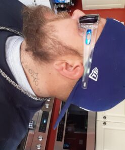 Oakley Men's Oo9101 Batwolf Rectangular Sunglasses Clear/Ice Iridium 58 Millimeters 17 71NFvORy2vL