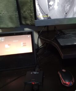 OREI HDMI Splitter 1 in 2 Out - 1x2 HDMI Display Duplicate/Mirror - Powered Splitter Full HD 1080P, 4K @ 30Hz (One Input To Two Outputs) - USB Cable Included - 1 Source to 2 Identical Displays 54 71NG6E1gKyL