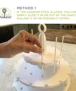 Bakelicious Cake Pop Stand, 24-Piece, White 26 71NG6pc5YpL