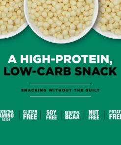 Alternative view of Twin Peaks Low Carb, Keto Friendly Protein Puffs, Sour Cream & Onion (300g, 21g Protein, 2g Carbs) 10.6 Ounce (Pack of 1)