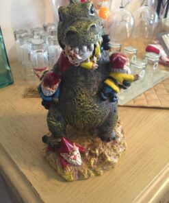 BigMouth Inc. Garden Gnome 9 inches - The Great Garden Gnome Massacre - Funny Outdoor Gnomes - Durable Lawn Gnome, Yard Gnome - Novelty Gnome Statues - Fun Garden Gnome Decor, Gag Gift, Garden Gift Godzilla 45 71NGOkOZ6eL