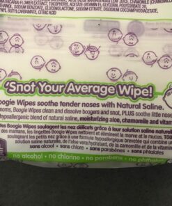 Baby Wipes by Boogie, Saline Wet Wipes for Nose, Face, Hand & Body, FSA/HSA Eligible, Made with Vitamin E, Aloe, Chamomile and Natural Saline, Unscented 30 Count Pack of 3 Boogie Wipes 39 71NGRvzENoL
