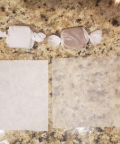 Wax Paper Candy Wrappers for Caramels (300 Pcs 5 x 5 inches) - Wax Paper Sheets for Candy - Twisting Wax Paper Caramel Wrappers - Pre Cut Parchment Paper Squares - Hamburger Patty Paper Squares 23 71NHDFdPZL