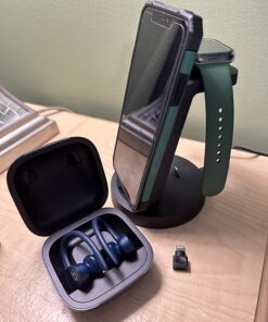 Charging Station for Multiple Devices,3 in 1 Fast Charging Station Dock for iPhone Series 14 Pro Max/13/12/11/X/8 Plus,for Airpods,DUMTERR Desk Wireless Charger for Apple Watch 8/Ultra/7/6/SE/5/4/3/2 black 37 71NHts7bCyL