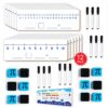 12-Pack Double-Sided Dry Erase Number Line White Boards - 4"x12", Elementary Number Line Strips, White Boards for Students, Math Manipulatives Must Haves, Number Line for Classroom Set - Simply Magic 14 71NI0fCZkWL