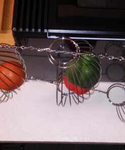 Home Basics 3-Tier Adjustable Chrome Heavy Duty Wire Hanging Fruit or Vegetable Kitchen Storage Baskets, Chrome Finish, Hammock Style 26 71NIGoEGbHL