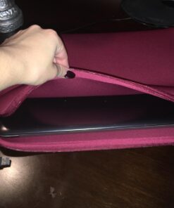 ARVOK 15 15.6 16 inch Laptop Sleeve Ultra-Thin Case MacBook pro 16 inch Sleeve Water-Resistant Notebook Computer Pocket Tablet Briefcase Carrying Bag/Pouch Skin Cover for HP/Dell/Lenovo/Asus/Acer 15 inch Wine Red 67 71NIfuz0crL