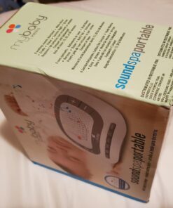 MyBaby SoundSpa White Noise Machine for Babies | 6 Soothing Lullabies for Newborns, Sound Therapy for Travel, Relaxing, Kids, Newborns, Baby Songs, Adjustable Volume, Auto-off Timer, By HoMedics 1 Count (Pack of 1) 40 71NIfvmpBCL