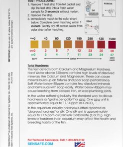 Alternative view of Industrial Test Systems WaterWorks 481108 Total Hardness Test Strip, 3 Second Test Time, 0-1000ppm Range (Pack of 30) Original