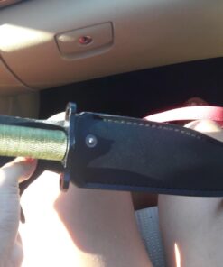 K EXCLUSIVE Amazon Jungle Survival Knife and Sheath - Stainless Steel Sawback Blade, Cord-Wrapped Handle, Built-In Compass, Survival Kit, Capable Wilderness Tool - Length 13" Jungle Survivor 12 71NJLaWa5NL