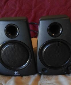 Logitech Z130 PC Speakers, Full Stereo Sound, Strong Bass, 3.5mm Audio Input, Headphone Jack, Volume Controls, Computer/TV/Smartphone/Tablet - Black Speaker 32 71NJmIaw86L