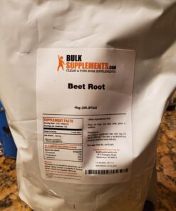 BULKSUPPLEMENTS.COM Organic Beet Root Powder - Beet Juice Organic, Beet Powder Organic, Beetroot Supplement - Vegan & Gluten Free, 3500mg of Organic Beet Powder per Serving, 1kg (2.2 lbs) 2.2 Pound (Pack of 1) 32 71NJmmJALML