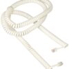 RCA 25 feet Handset Coil Cord, White (TP282W)