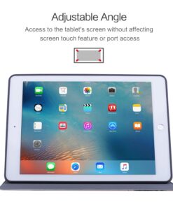 Ipad Air Case/Ipad Air 2 Case/Ipad 9.7 Inch Case 2017 2018,Vimorco Premium PU Leather Folio Smart Cover with Auto Wake Sleep/Stand/Protective for Apple iPad 6th / 5th Gen, Eiffel Tower 18 71NLX13x6L