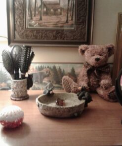 Black Bear Cub Climbing a Birch Pen Pencil Holder Cup, 4.25-inch 19 71NM8AG5d3L