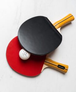 PRO-SPIN Ping Pong Paddles - High-Performance Sets with Premium Table Tennis Rackets, 3-Star Ping Pong Balls, Compact Storage Case | Ping Pong Paddle Set of 2 or 4 for Indoor & Outdoor Games 2-Player Set 12 71NMIkRHADL