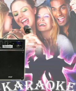 Pyle 300 Watt Outdoor Indoor Wireless Bluetooth Portable PA Speaker 6.5 inch Subwoofer Sound System with USB SD Card Reader, Rechargeable Battery, Wired Microphone, FM Radio, Remote - PWMAB250BK Black 19 71NMa52TpL