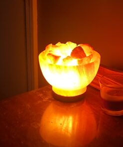 IndusClassic LFB-04 Fire Bowl Himalayan Pink Crystal Rock Salt Lamp 6~9 lbs with Dimmer Control Switch, Quality Gift Packaging 23 71NMiRwG4UL