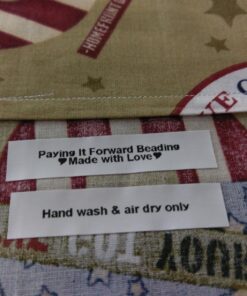 DYMO 18771 LT Iron-On Fabric Labels, 1/2-Inch x 6.5-Foot Roll, Black Print on White, Iron On, for LetraTag Printers 1-roll pack Tape 17 71NMspqzGL